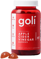 Goli Apple Cider Vinegar Gummy Vitamins - 60 Count - Vitamin B12, Gelatin - Free, Gluten - Free, Vegan & Non - GMO - Showlu Well Nation Store